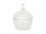Bonbonnière ronde verre 10x13cm