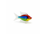 Figurine Miniature Poisson Tropical Verre 7x3x4cm
