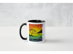 Mug imprimé avec tableau "Embrasement #2"