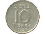 SUEDE 10 ORE 1958 TS TTB+