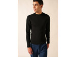 Pull marin uni Rochefort 100% laine Mérinos SAINT JAMES