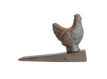 Bloque porte poule fonte 11x3x8cm