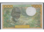 AFRIQUE DE L'OUEST (B.C.E.A.O.) 1000 FRANCS NON DATEE G.160 A COTE D'IVOIRE TTB+