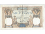 FRANCE 1000 FRANCS CERES ET MERCURE 24/03/1938 TTB N.3170