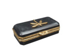 Boîte Libellule Baroque Bois Résine 4x8x19cm