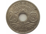 FRANCE 25 CENTIMES LINDAUER 1914 CMES SOULIGNE TTB+