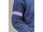 Serre pantalon bleu-blanc-rouge