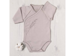 Body croisé coton bio broderie arbre 9 mois