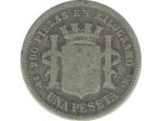 ESPAGNE 1 PESETA 1869 SNM TB-