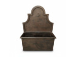 Grande fontaine murale marron 100x38x131cm