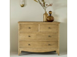 Commode Saumur Chêne Massif 4 tiroirs 105x82x55cm