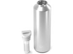 MONBENTO - Bouteille Isotherme MB Steel Silver 500ml - Gourde Inox Isotherme Garde au Chaud/Froid Jusqu'à 12h - Argent Silver