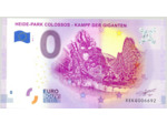ALLEMAGNE 2019-1 HEIDE-PARK COLOSSOS BILLET SOUVENIR 0 EURO TOURISTIQUE  NEUF
