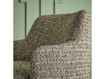 Fauteuil pivotant Sinclair tweed 75cm
