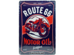 Nostalgic-Art 22315 - Plaque Vintage, Route 66 Motor Oil - 20 x 30 cm