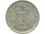 GRANDE BRETAGNE 6 PENCE GEORGES VI 1943 TTB n1