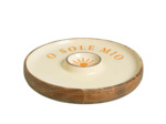 Plateau Apéro en Bois beige O Sol Mio 5x35cm
