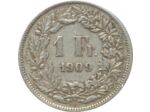 SUISSE 1 FRANC 1909 B TTB