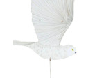 Mobile artisanal en bois - Chouette blanche, Harfang des neiges