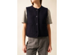 Veste sans manche Jura en laine bouillie SAINT JAMES
