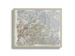 Tableau Mural Géant sur Toile de Lin avec Pommier en Fleurs Blanc 150x120cm