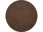 INDOCHINE 1 CENTIME 1887 A TTB