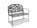 Banc de jardin fleuri 105x45x102