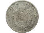 FRANCE 1 FRANC NAPOLEON III tête laurée 1867 A (Paris) TB+ (G463)