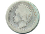 ESPAGNE 1 PESETA 1893 PGL ALFONSO XIII B+ (W702)