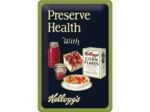 Plaque métal - Kellogg's Preserve Health - 20 x 30 cm.