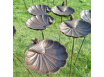 Mangeoire oiseaux fonte Coquille 105x27cm