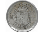 Belgique 50 CENTIMES 1886 FL TB
