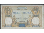FRANCE 1000 FRANCS CERES ET MERCURE 19 NOVEMBRE 1936 W.2655 TB+