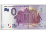 19 DONZENAC 2016-1 CHAPELLE DES PENITENTS BILLET SOUVENIR 0EURO TOURISTIQUE NEUF