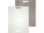 Plateau bicolore réversible - Taupe et Crème - 55 x 41