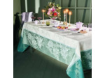 Nappe JARDIN DE PIVOINES VERT Garnier-Thiebaut