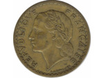 FRANCE 5 FRANCS LAVRILLIER CUPRO ALU 1946 TB+ taches
