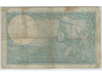 FRANCE 10 FRANCS MINERVE 9-1-1941 SERIE K.83451 TB