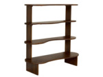 Grande étagère 4 étages bois Polanco 149x150x51cm