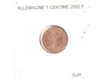 Allemagne 2002 F 1 CENTIME SUP