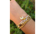 BRACELET MULTIRANGS NEW LIFE GOLD