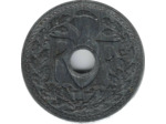 FRANCE 20 CENTIMES LINDAUER ZINC 1945 SUP