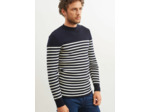 Pull marin rayé Rochefort
