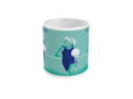Tasse ou mug de basketball "Axelle fait du basket" - Personnalisable