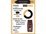 Café en grains 70% robusta 30% arabica 1 kg