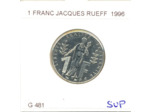 FRANCE 1 FRANC JACQUES RUEFF 1996 SUP