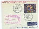 1er VOL JET CLIPPER PAN AMERICAN PARIS NEW YORK SAN FRANCISCO 1er AVRIL 1967