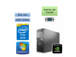 Fujitsu Celsius R920 - Windows 7 -  E5-2640 8Go 320Go - Quadro 4000 - Station de travail