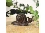 Escargot fonte marron 8x6x16cm