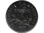 FRANCE 1/2 FRANC ROTY 2000 BU